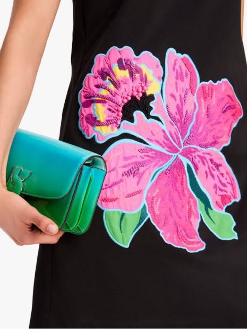 kate spade Dakota Mint Ombre Crossbody Bag - Picture 3 of 7